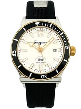 Salvatore Ferragamo Men's FF3110014 FERRAGAMO 1898 SPORT  Black Strap Watch