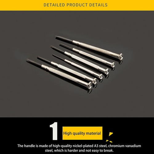 6Pcs/Set Precision Screwdriver Set Mini Watchmakers Tools For Watch Jewelry Glas - Picture 10 of 12