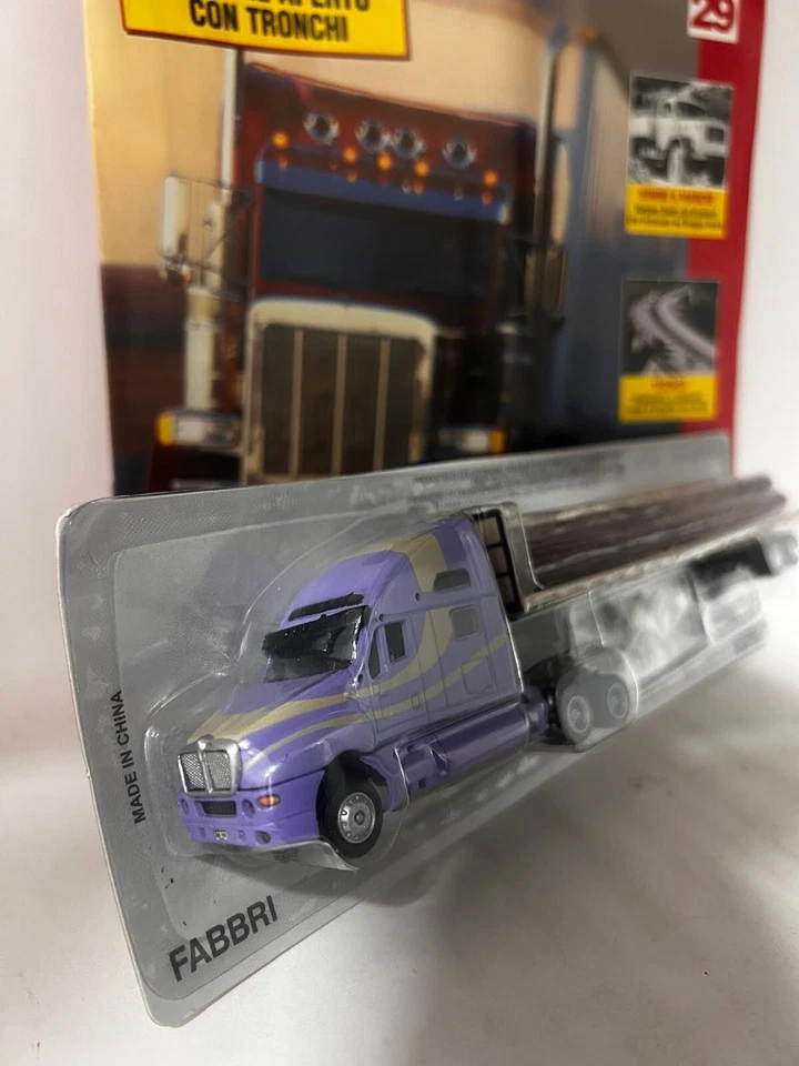 KENWORTH T2000 CASSONE APERTO CON TRONCHI 1:87 USCITA 29 CAMION ITALERI - Immagine 2 di 2