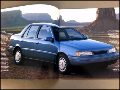 1990 Hyundai Excel 20-page Original Car Sales Brochure Catalog | eBay