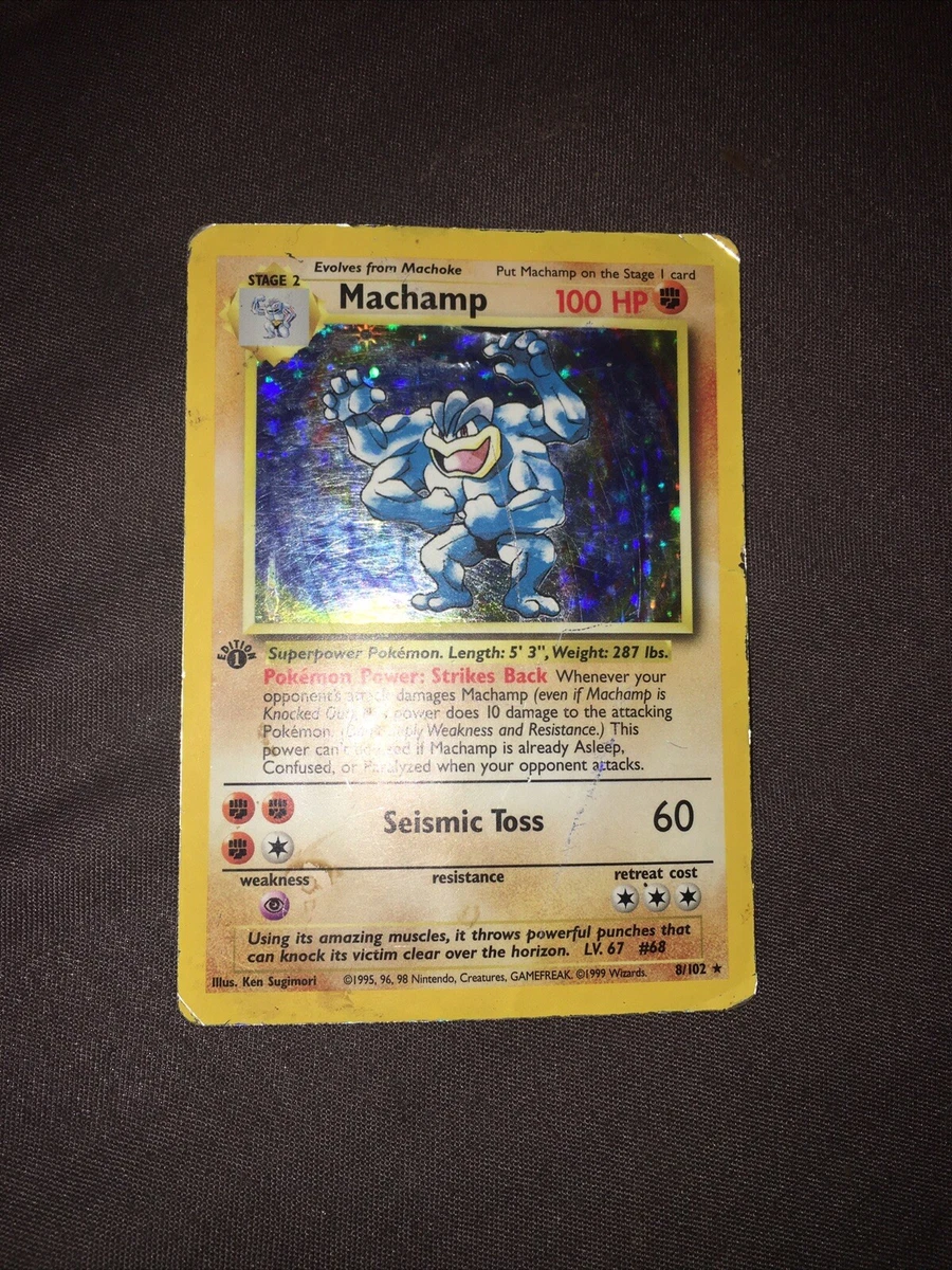 Machamp Pokmon TCG Ultra Rare Base Set Individual Collectible Card Game Cards for sale - eBay Machamp Pokmon TCG Ultra Rare Base Set Individual Collectible Card Game Cards for sale - eBay