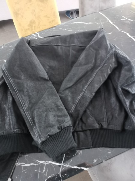 lederjacke herren m schwarz