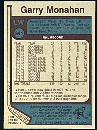 AUTOGRAPHED 1977-78 O-PEE-CHEE HOCKEY CARDS YOU SELECT GROUP 2 (SOME NOT SIGNED) - Bild 182 von 284