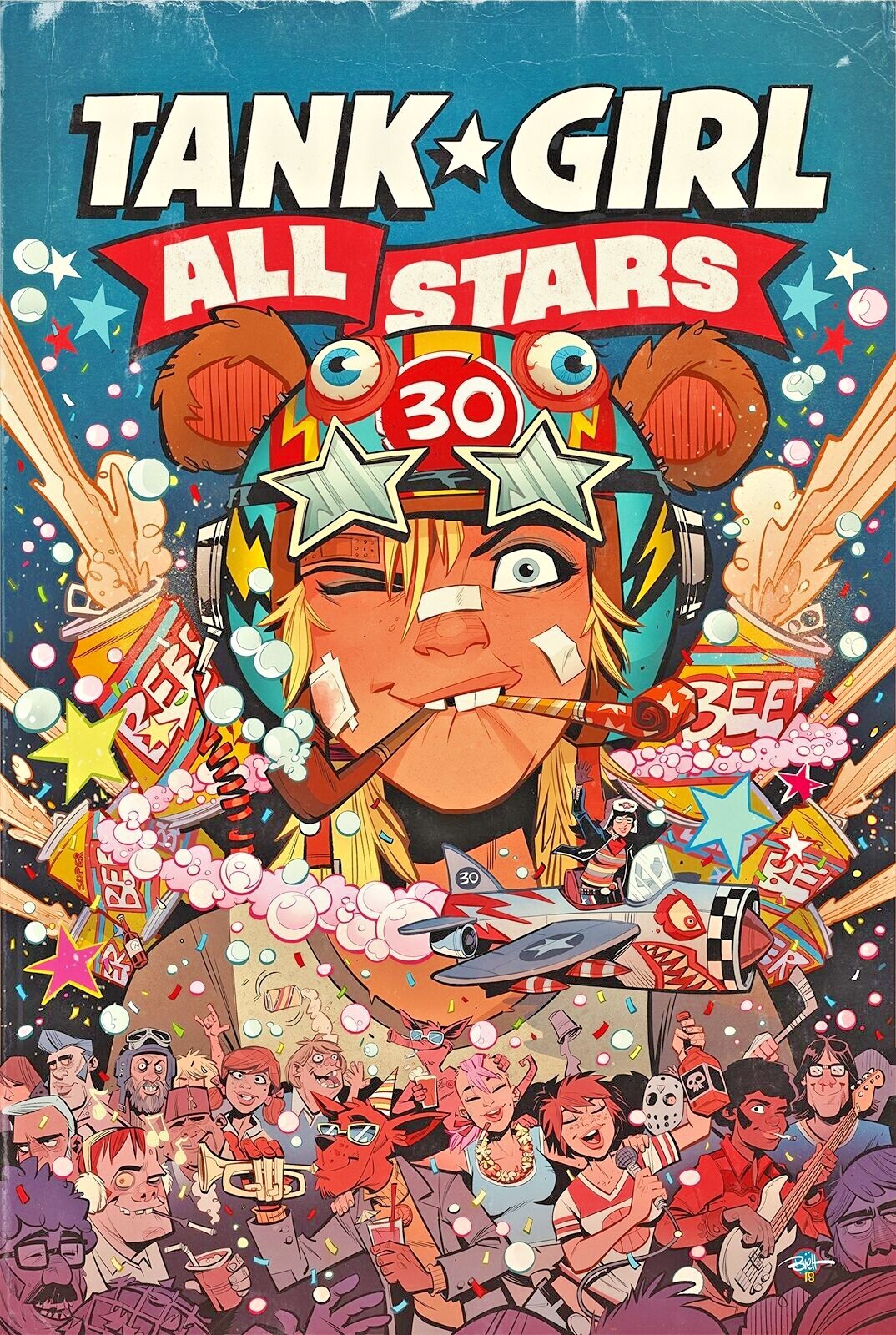 Tank Girl All Stars 30th Anniversary | Alan Martin | Hardback Graphic Novel