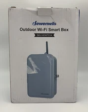 Dewenwils HOWT01A Outdoor Smart Wifi Outlet Switches - Gray * NEW OPEN BOX *