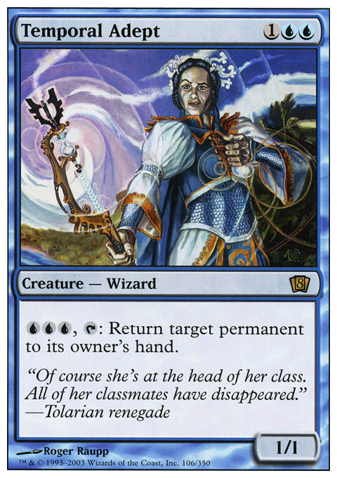 Temporal Adept ~ Lightly Played 8th Edition Eighth MTG Magic UltimateMTG Blue Ca
