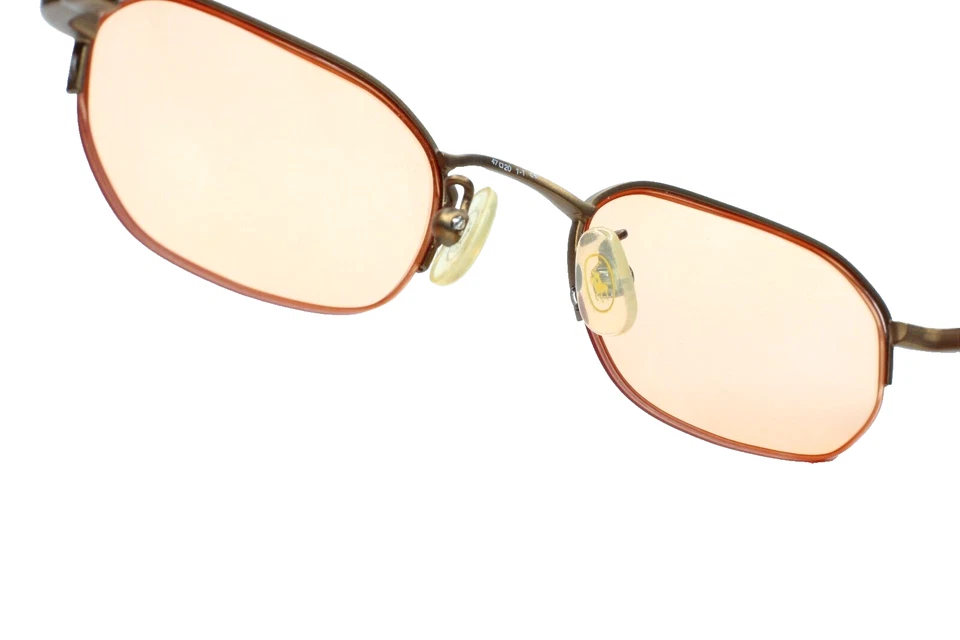 Очки солнцезащитные винтажные роскошные итальянские Polo Ralph Lauren 392 W5N коричневые половина обода 47-20 мм - Изображение 4 из 4