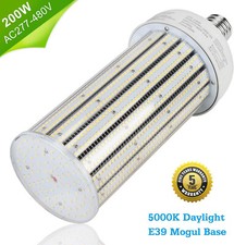 200W LED Corn Light Bulb Daylight 5000K Super Bright 1000Watt MH equiv. E39 Base