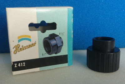 Heissner Z 412 Gewindereduzierung R1''-R1/2'' Gewinde Reduzierung Adapter Rohr