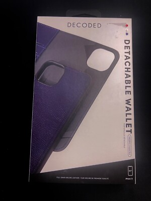 Decoded Detachable Wallet iPhone 13 Steel Blue