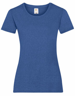 Fruit of the Loom Damen T-Shirt Valueweight Baumwolle Slim Fit Kurzarm Basic