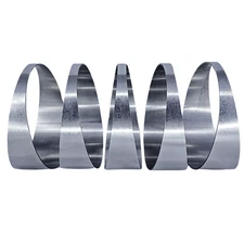 90 degree 1.75” 44mm 304 Stainless Steel Pie Cuts Laser cut & deburred (5 pack)