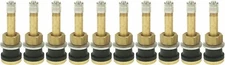 TR500 2" Brass Clamp-in Tubeless Tire Truck Valve Stem Pack of 10