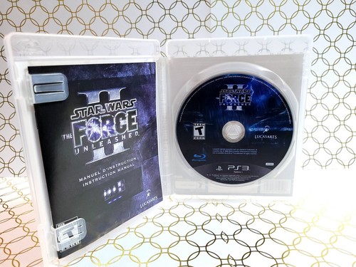 Star Wars The Force Unleashed II (Sony Playstation 3, PS3)CIB. Mint Disc. TESTED - Picture 4 of 10