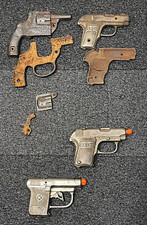 Vintage Cap Guns Cast Iron Parts, Repair, or Display