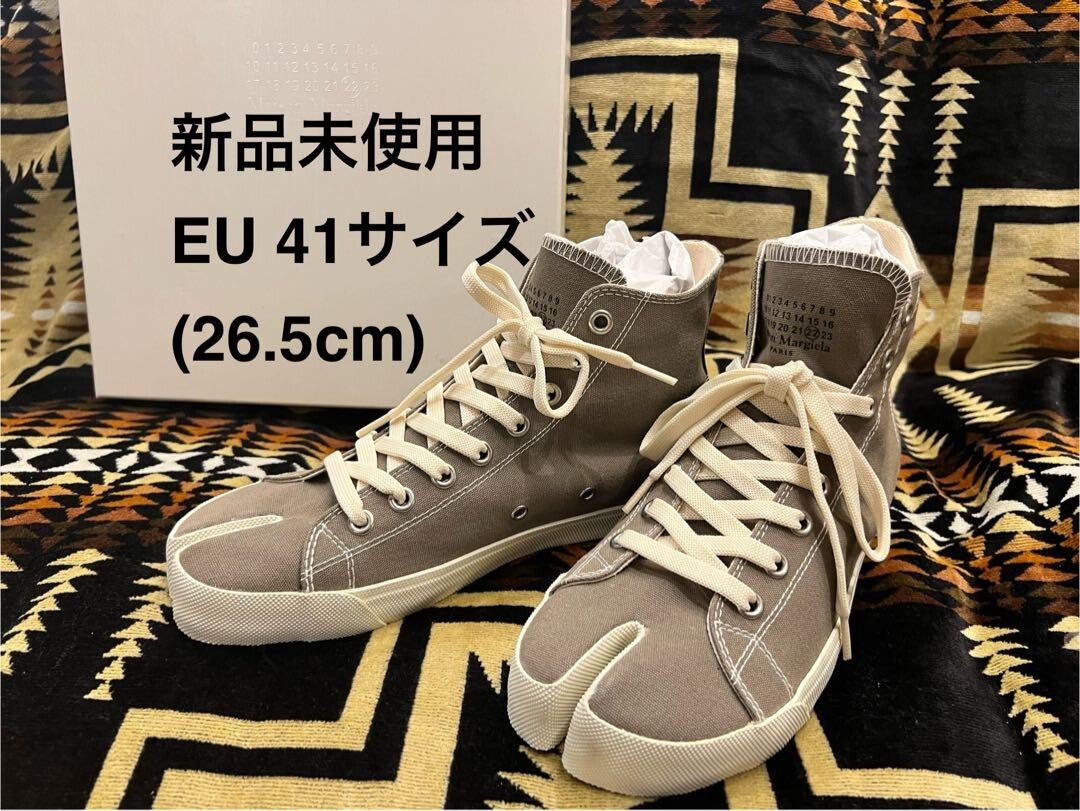 Maison Margiela High Top Tabi Sneakers Shoes Men Size EU 41 Gray 