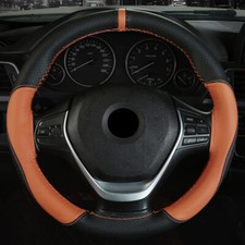 Hand Sew Steering Wheel Cover Microfiber Leather Car Auto Steering Wheel Cover Hand Sew Steering Wheel Cover Microfiber Leather Car Auto Steering Wheel Cover