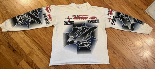 VTG 80s Thor Racing Yamaha YZ Motocross Jersey Shirt Sz XXL AMA Supercross - Picture 3 of 22