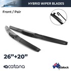 <!--F#f_0-->Front Windscreen Wiper Blades Set Fits for U Hook Arm 26