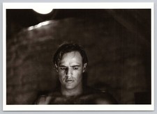 Marlon Brando portrait c1960 - Publicity Photo Postcard - Sam Shaw Photographer