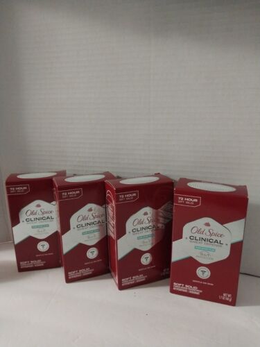 Old Spice Clinical Sweat Defense Soft Solid Pure Sport Plus ( 4Pack)  10/2024 - Afbeelding 1 van 4