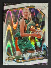 2025 Panini Prizm WNBA - White Seismic Prizm #91  Lauren Jackson Seattle Storm