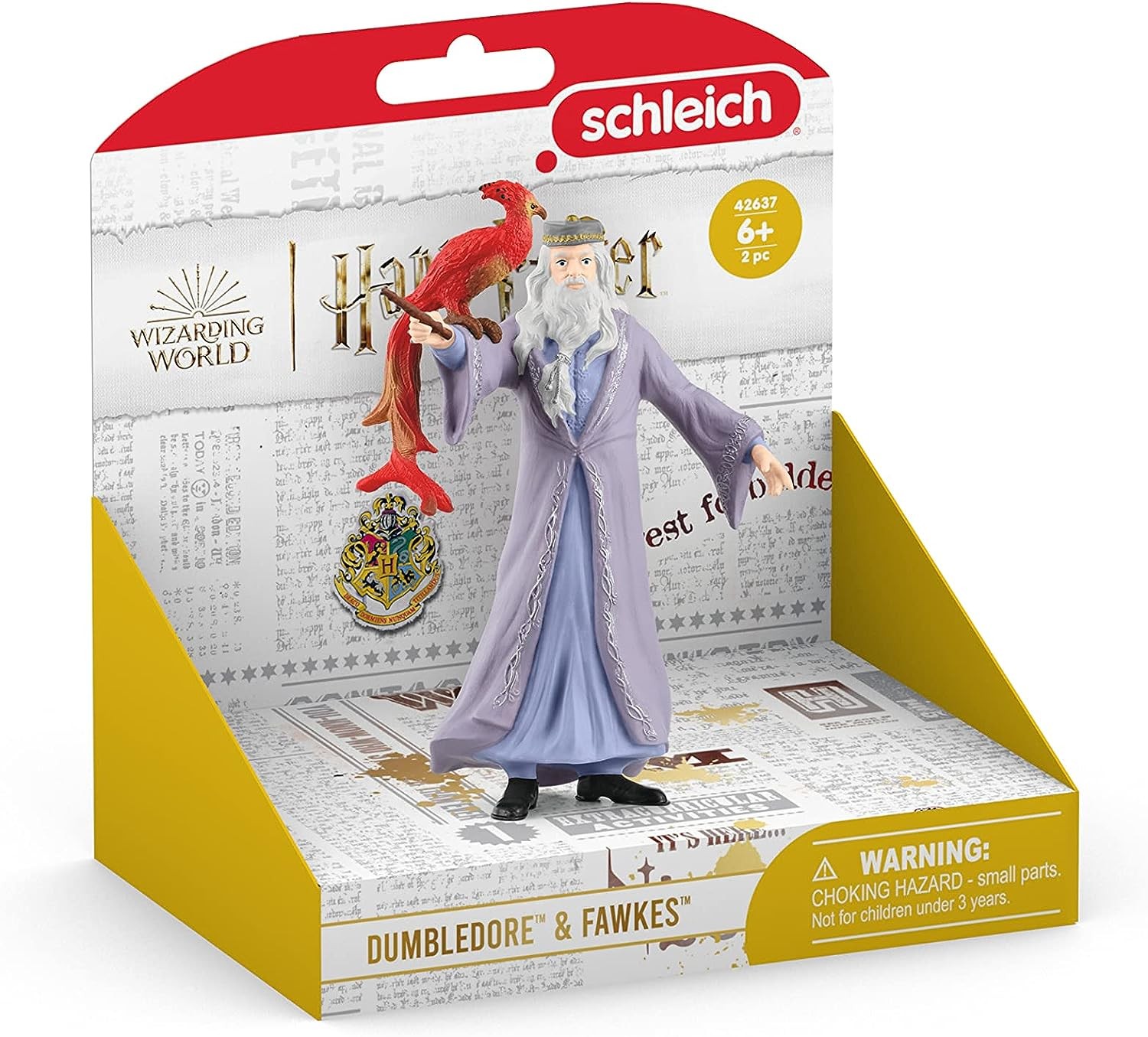 Schleich Wizarding World Harry Potter Toy Figure Dumbledore & Fawkes