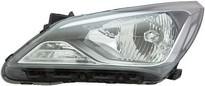 Phare avant gauche pour Hyundai Solaris 2014-2016 optique de remplacement halogène noir