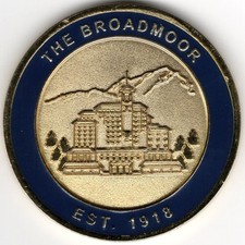 The Broadmoor Centennial Medal 1918-2018 Hotel Token Coin Colorado Springs