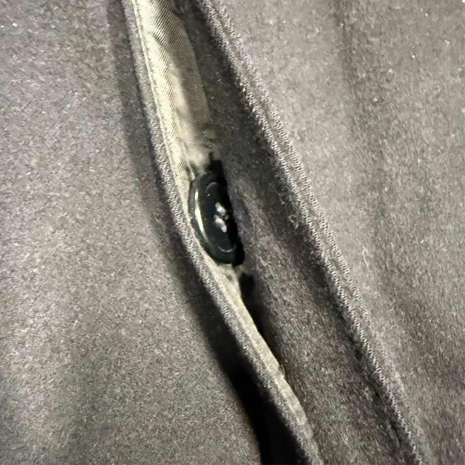 Coppley 100% Cashmere Coat Black Long Overcoat Top Coat  44 R XL - Image 4 of 4