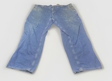 Carhartt 382-83 Dungaree Fit Carpenter Men's Denim Blue Jeans Size 38X30