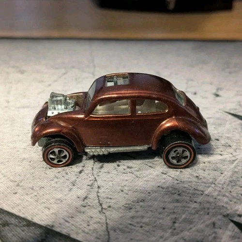 Hot Wheels Custom Volkswagen Redline Wheels 1968 Brown Car