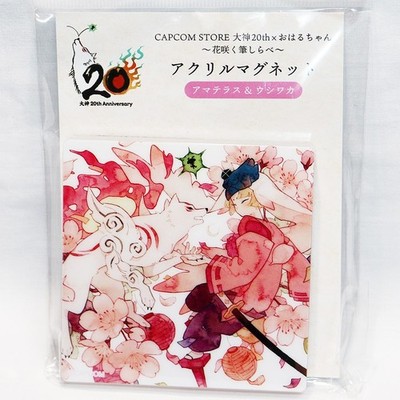 CAPCOM OKAMI 20th Acrylic Magnet Plate Amaterasu and Waka Store L/E 2026 Japan