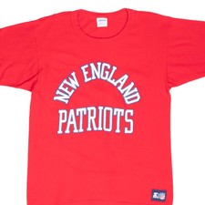 VINTAGE NFL NEW ENGLAND PATRIOTS 1980S STARTER TEE SHIRT MEDIUM MADE IN USA