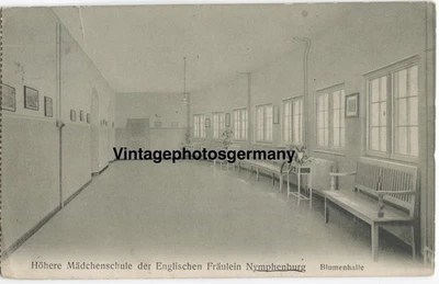 Z3192 AK München-Nymphenburg Höhere Mädchenschule der Englischen Gelaufen 1914 - Bild 1 von 2