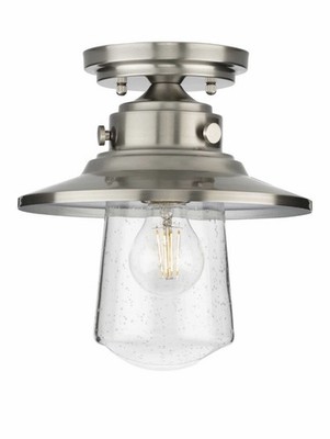 Progress Lighting P550094 Tremont 9''W Semi-Flush Ceiling Fixture - Stainless