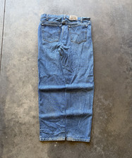 80-90s Levi's Signature Relaxed Fit Straight Blue Denim Jeans with Logo Accents