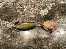 Vintage Heddon Artistic Minnow Fishing Lure Antique Tackle Box Bait Bass Walleye