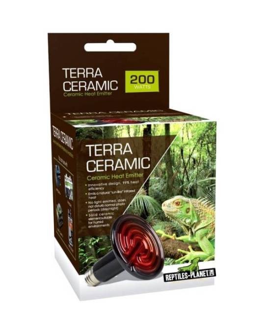 Ampoule céramique Reptiles Planet Terra Ceramic 200W pour terrarium