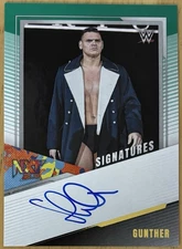 2022 Panini NXT WWE Gunther Autograph On Card Auto Ring General