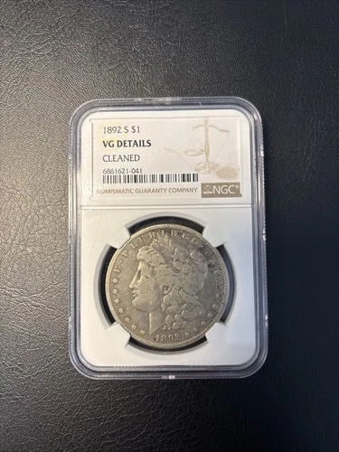 1892-S Morgan Silver Dollar San Francisco NGC VG Details