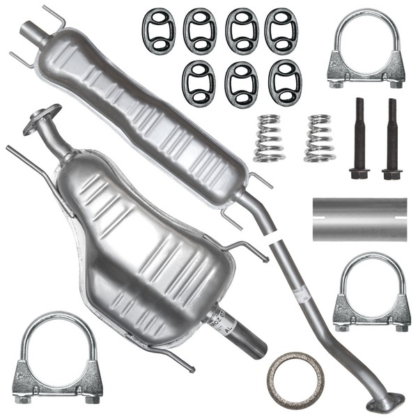 Auspuffanlage SchalldäMpfer Auspuff FüR Opel Astra G Ii 2 98-09 1.6 SchräGheck-image