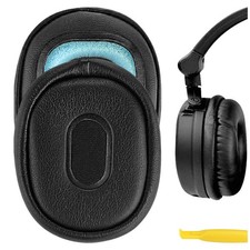 Geekria Protein Leather Ear Pads for Sony MDR-NC40 Headphones Black 