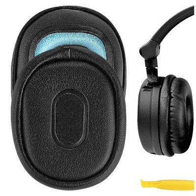 Geekria Protein Leather Ear Pads for Sony MDR-NC40 Headphones (Black)