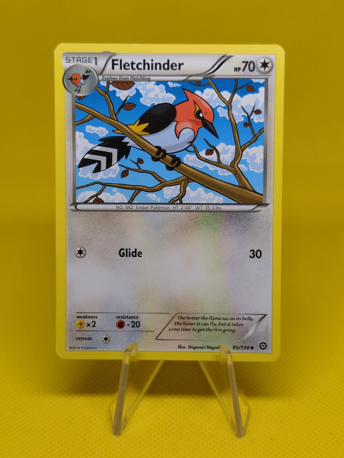 Pokemon - Fletchinder - 95/114 - Uncommon