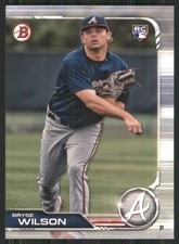 2019 Bowman #20 Bryse Wilson RC Atlanta Braves 3466