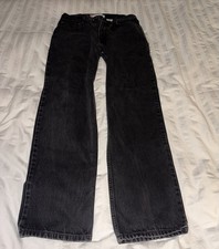 Vintage 2004 Levi s 550 Relaxed Fit Faded Black Jeans W32 L32 Y2K