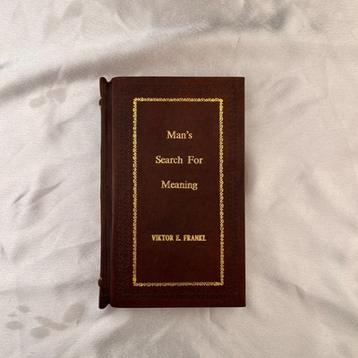 Man's Search For Meaning: The classic tribute to hope fr [PREMIUM LEATHER BOUND]