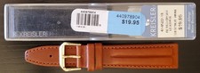 Vintage NOS 1970s Kreisler 18mm Chestnut Brown Retro Sport Leather Watch Band