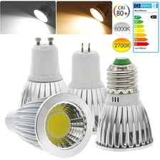 9/12/15W E27 E14 GU5.3 COB LED Light Bulbs Spotlight Warm Cool White Lamp UK